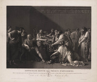 KG 14010
<br/>
Hippocrates weigert de geschenken van Arthaxes
<br/>
<em>Massard, Jean Baptiste Raphael Urbain (1775-1843)</em>